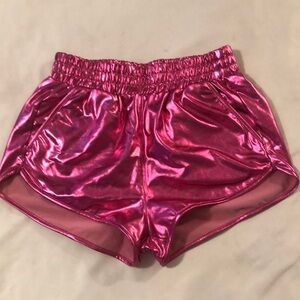 Pesion Women’s Metallic Hot Short Shorts Size Medium